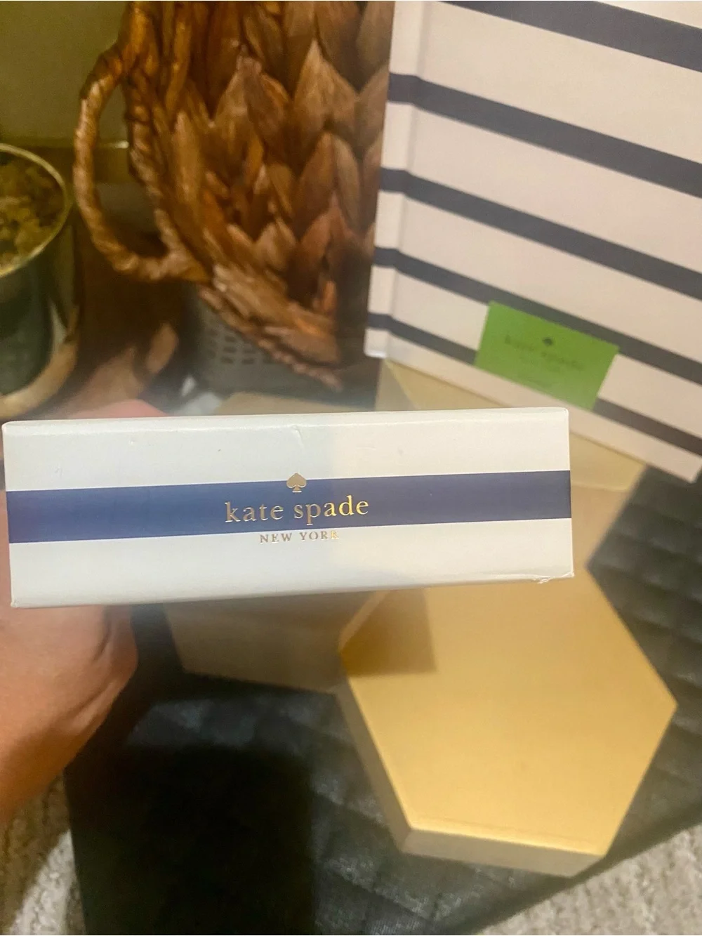 kate spade Navy & White Striped Journal and Notepad